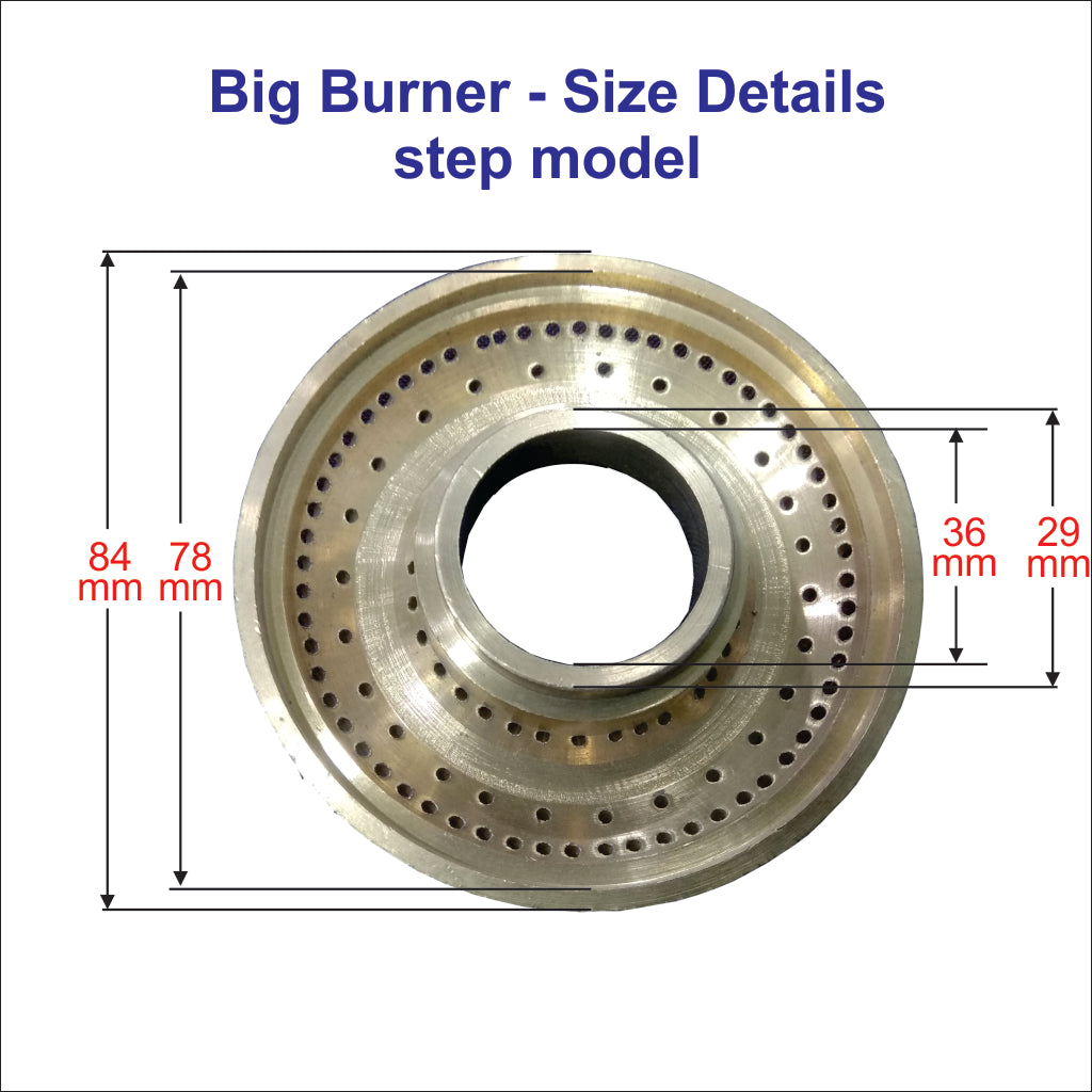 Small, Medium, Big, Jumbo Gas Burners (Choose as per your need) Faritha
